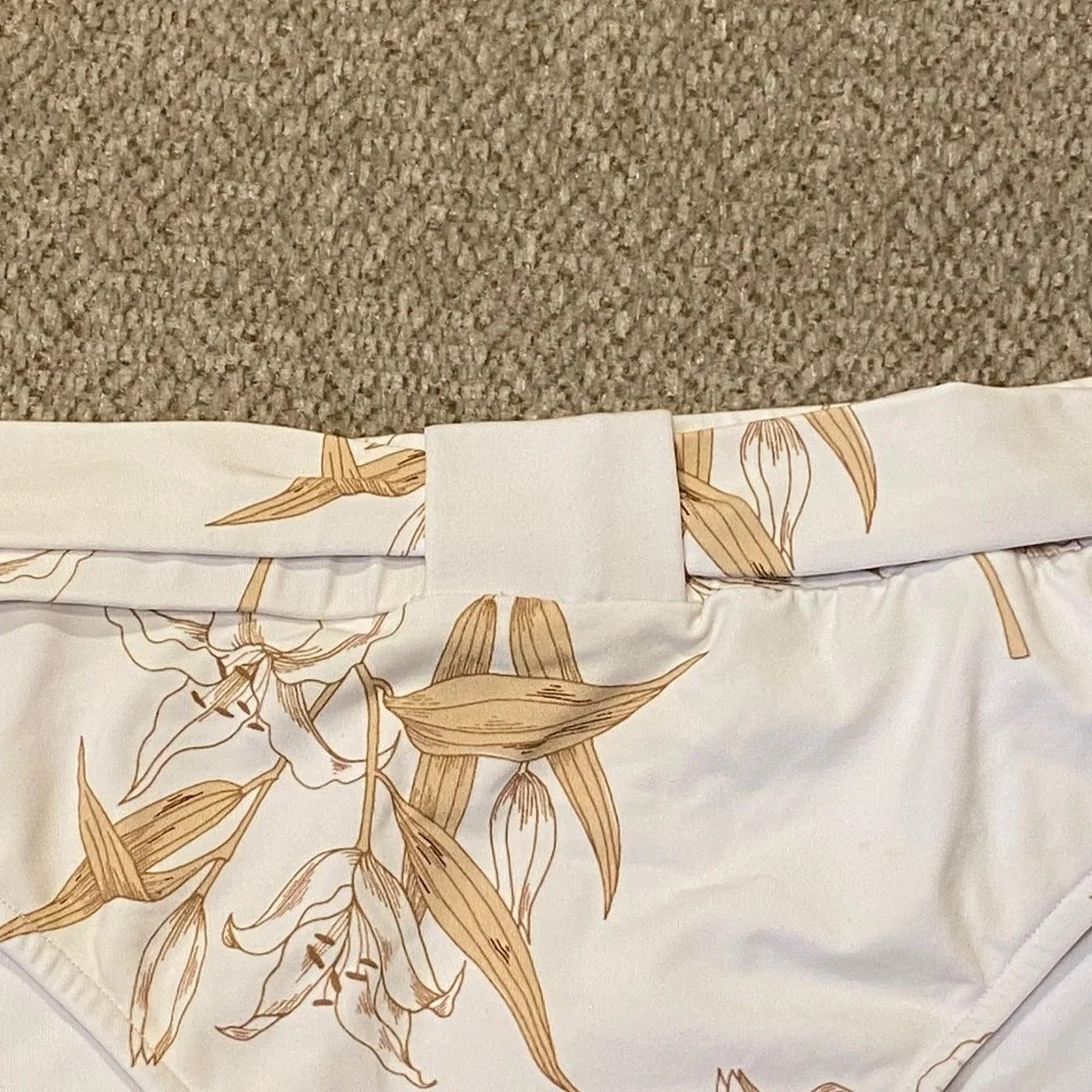 New! Revel Rey White Lily Alice bikini set 14410 - Picture 10 of 16